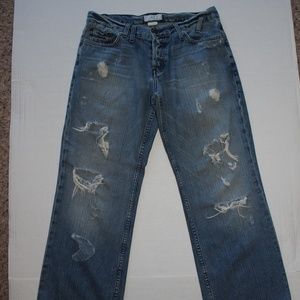 Armani Exchange Ripped Distressed Jeans